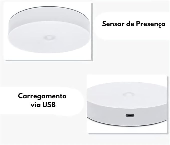 Luminária Led com Sensor de Presença